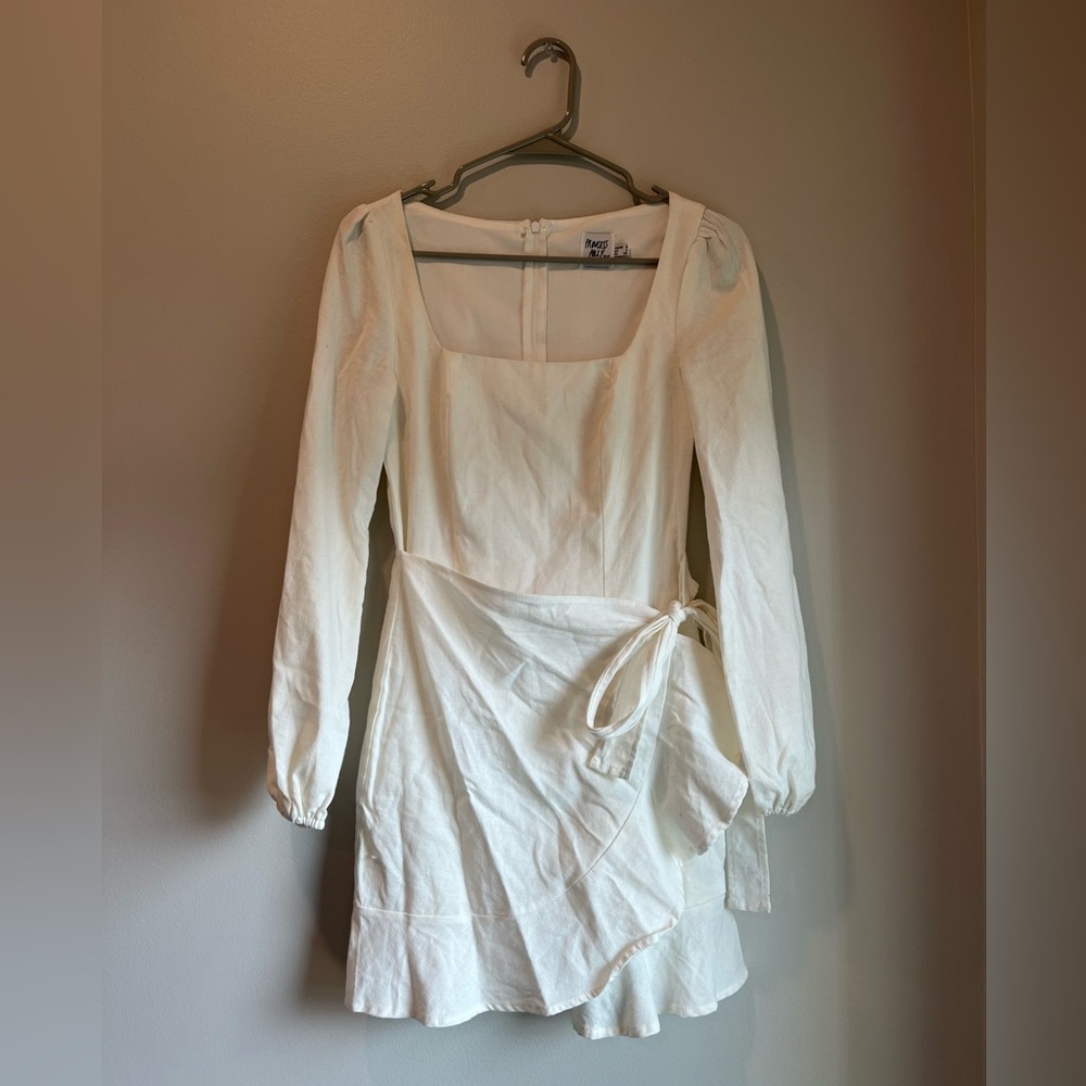 White Princess Polly Mini Dress